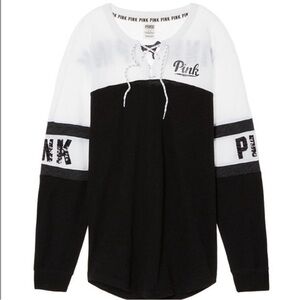 PINK Long Sleeve Bling Shirt